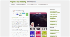 Desktop Screenshot of angelcardreading.org